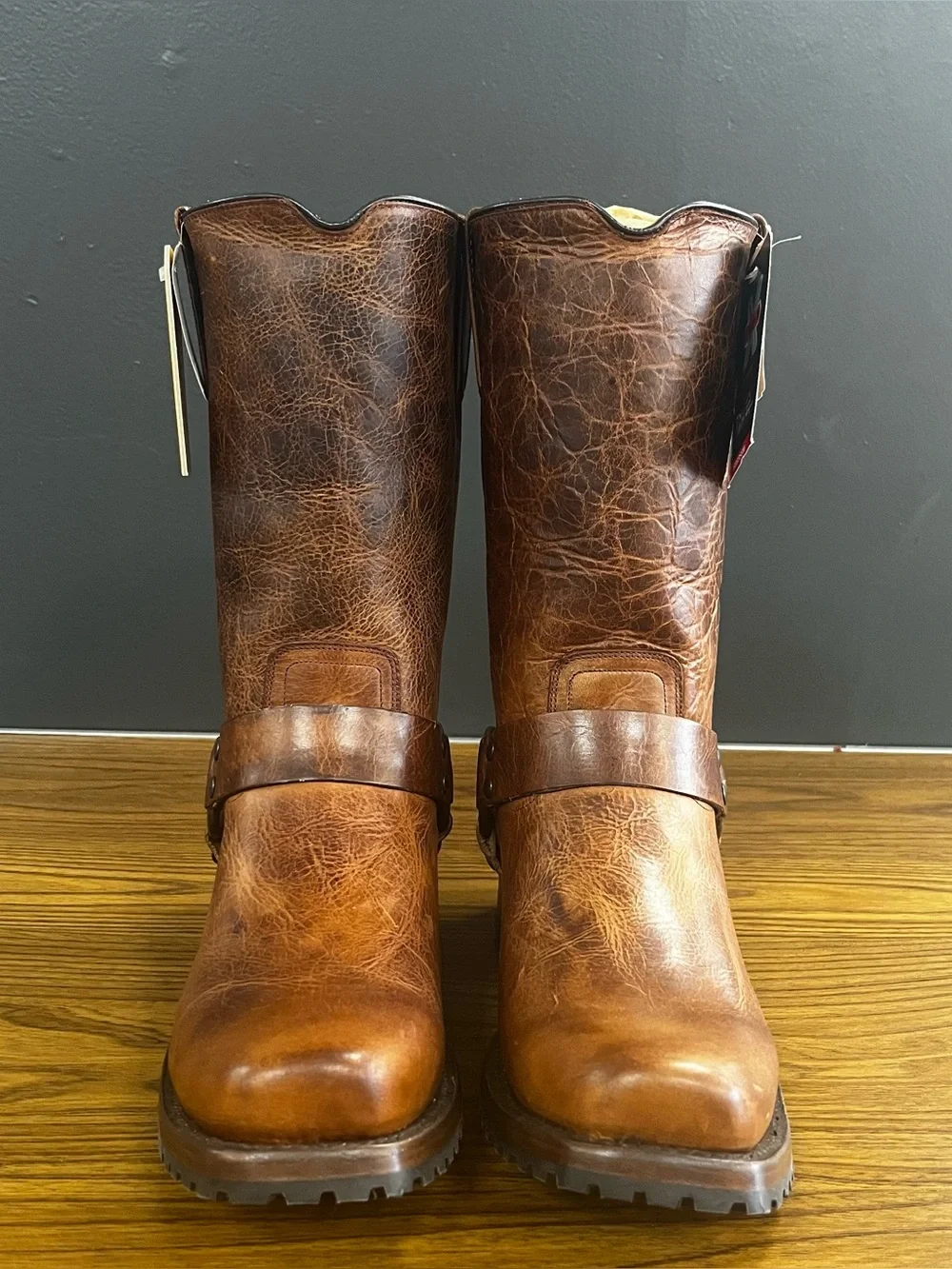 NIB Stetson Men’s Harness Boots